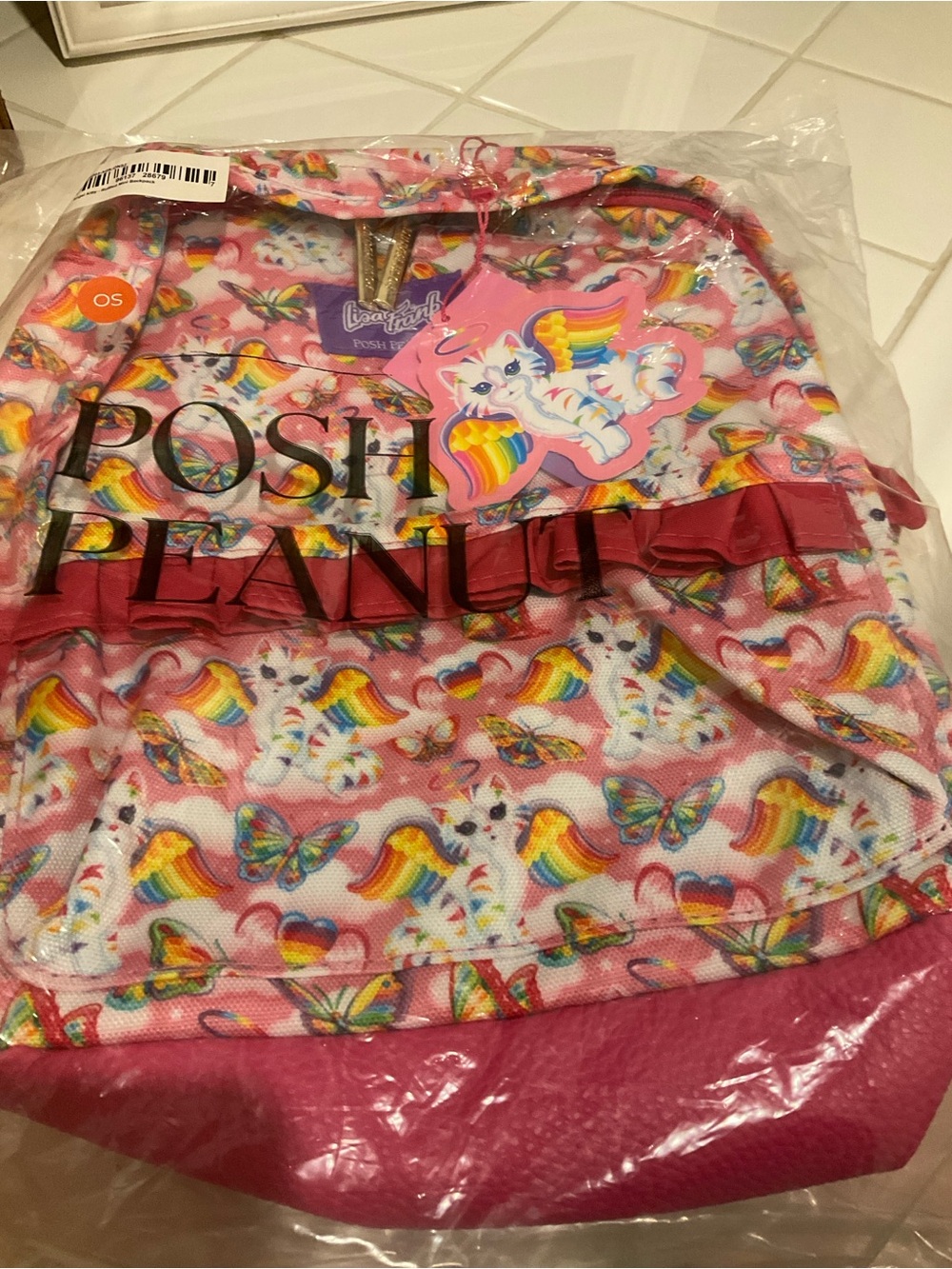 Posh Peanut Angel Kitty Mini Backpack
